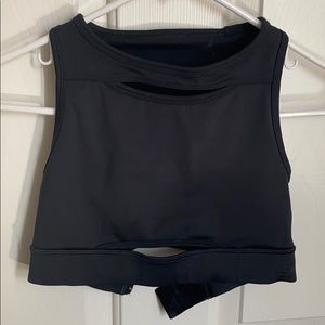 Gymshark black sports bra